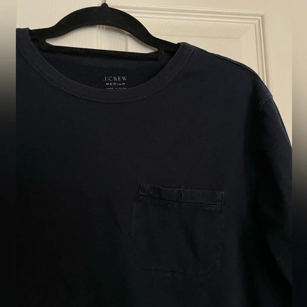 J. Crew Men's Dark Blue/Navy long sleeve shirt size medium